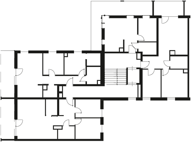 Apartamenty Klonova Park - Budynek C, Piętro 1 - Rzut